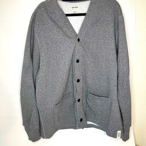Todd Snyder XXL grey button up sweater